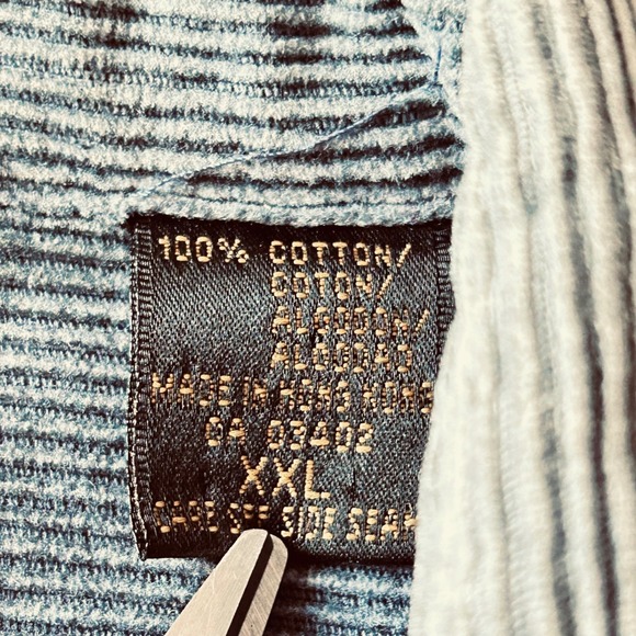 Harley Davidson Mens XXL Corduroy Long Sleeve Button Down Shirt Embroidered - Picture 6 of 9